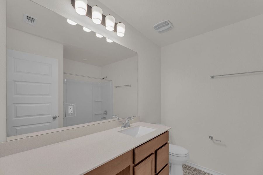 Furnished interior view inside a new home in Hidden Trails, Belton (Image 15).