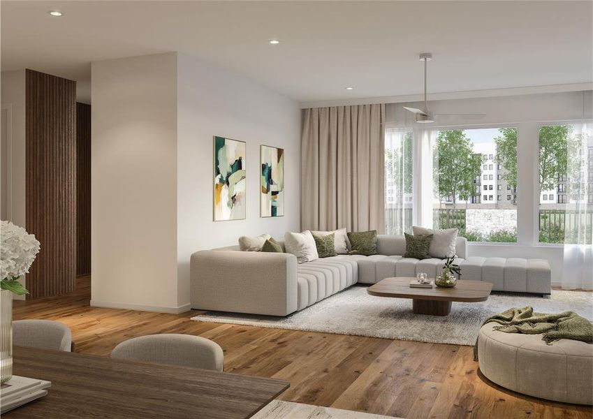 Open and Bright Living Space