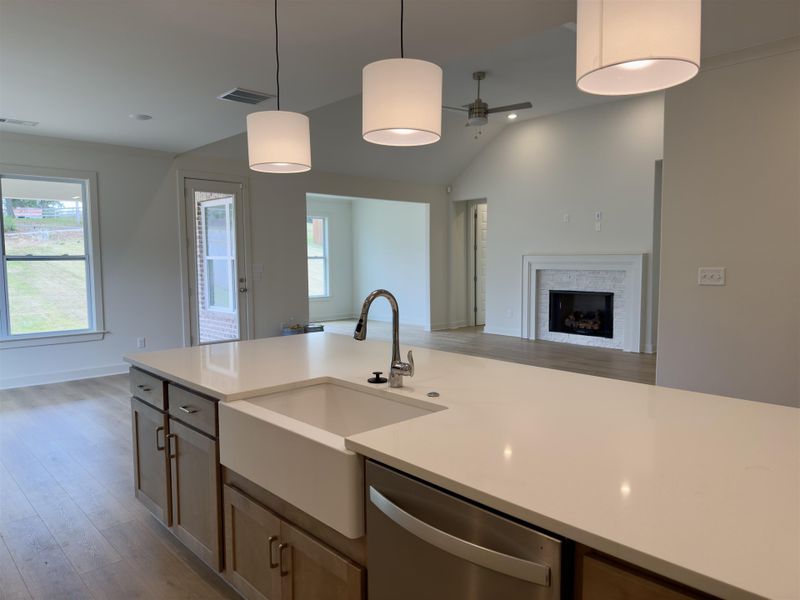 Furnished interior view inside a new home in White Oak, Arlington (Image 5).