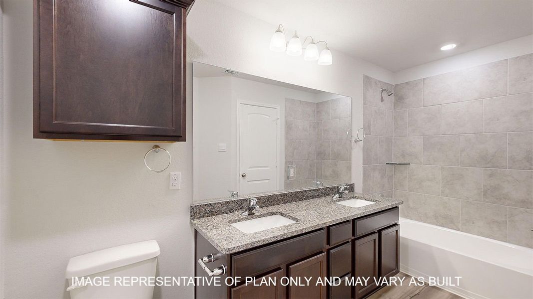 Furnished interior view inside a new home in Three Creeks - Colt Creek, Belton (Image 10). Furnished interior view inside a new home in Three Creeks - Colt Creek, Belton (Image 10).