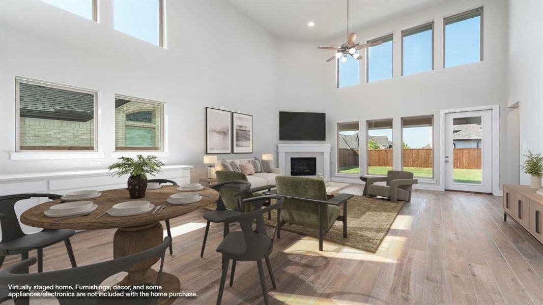 Furnished interior view inside a new home in Devonshire - Reserve 50', Forney (Image 13). Furnished interior view inside a new home in Devonshire - Reserve 50', Forney (Image 13).