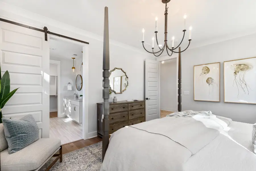 Furnished interior view inside a new home in Miller's Crossing, Johns Island (Image 7).