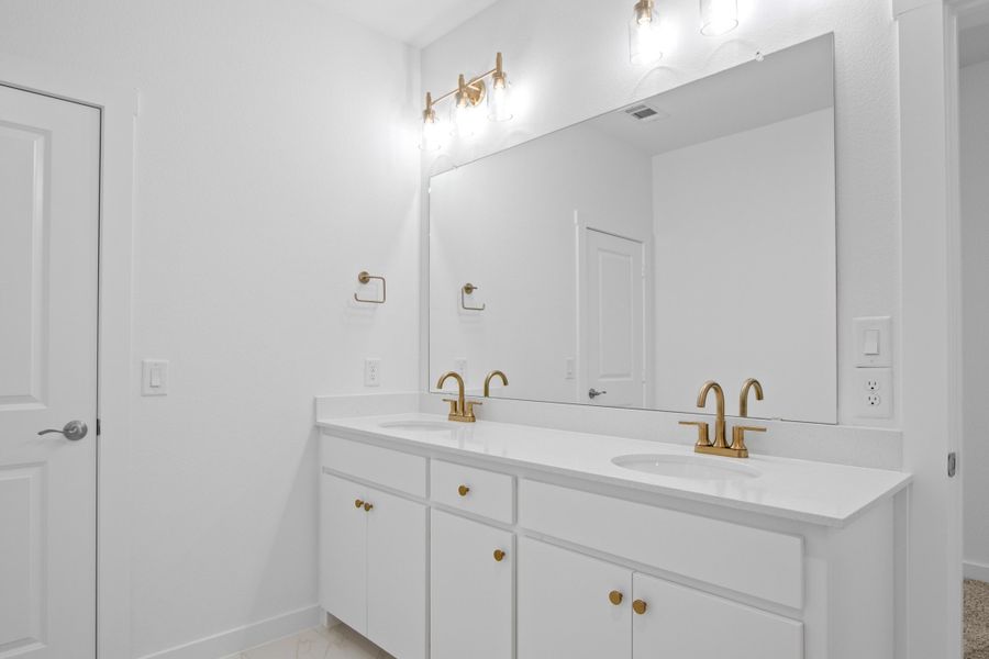 Furnished interior view inside a new home in Wildridge, Oak Point (Image 8).