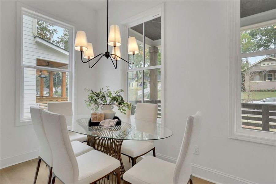 Furnished interior view inside a new home in , Atlanta (Image 14).