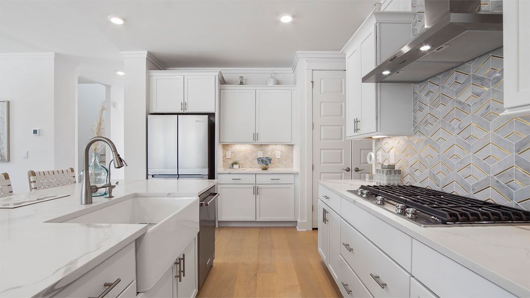 Representative furnished interior of a home built from the Brayden by D.R. Horton in Parkside, Santa Rosa Beach (Image 11).