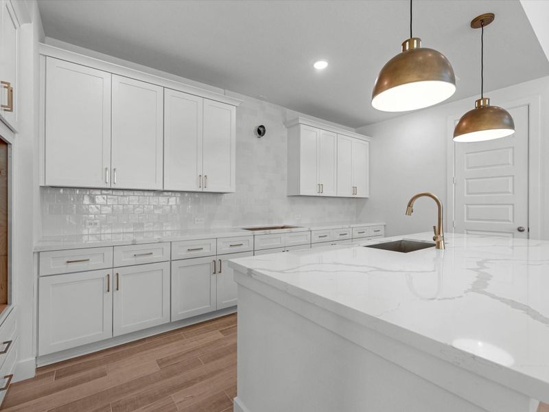 Furnished interior view inside a new home in The Trails, New Caney (Image 4).