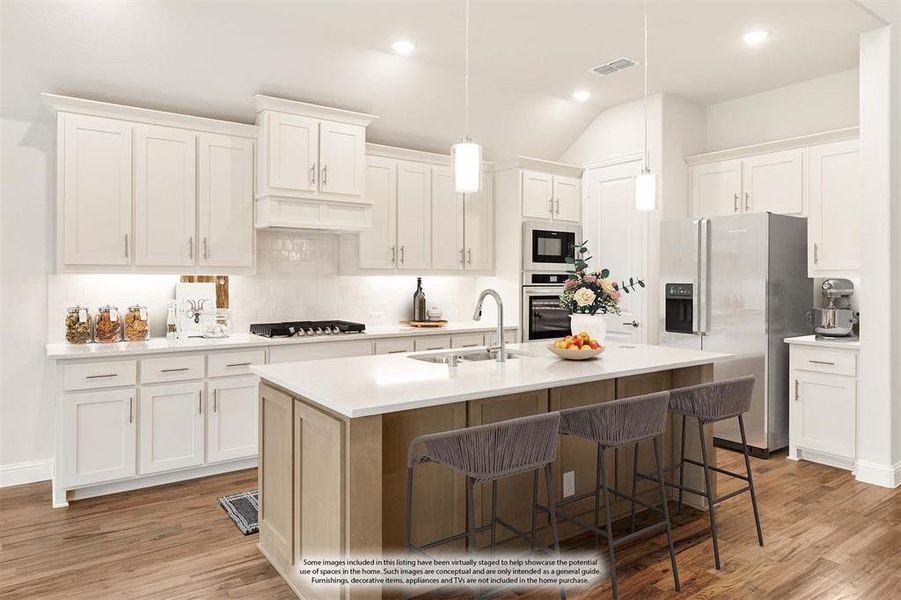 Furnished interior view inside a new home in Mockingbird Heights Classic 60, Midlothian (Image 14).
