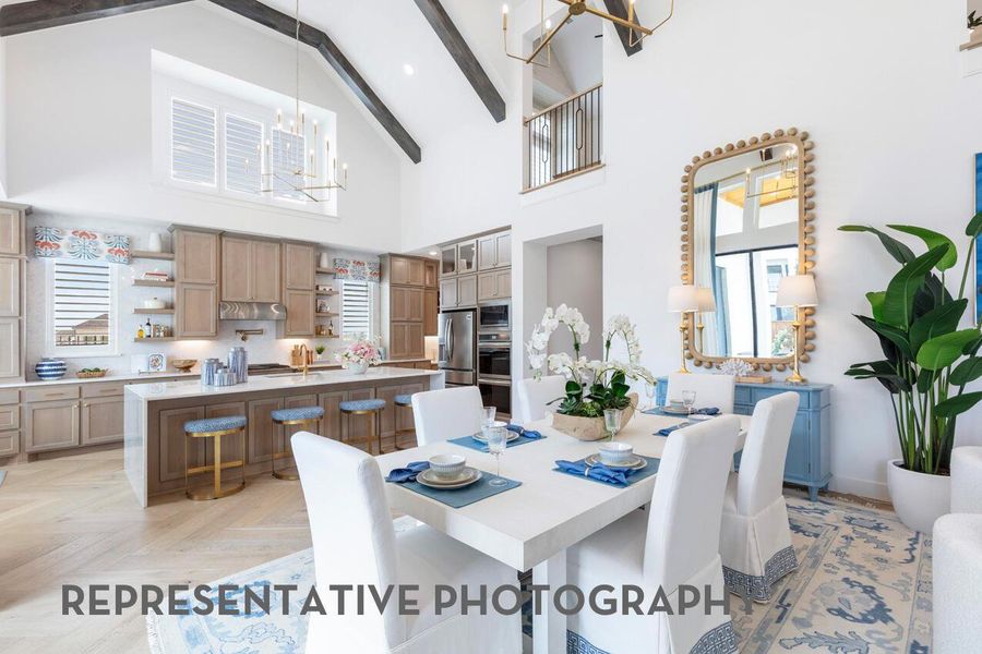 Furnished interior view inside a new home in Santa Rita Ranch, Liberty Hill (Image 37).