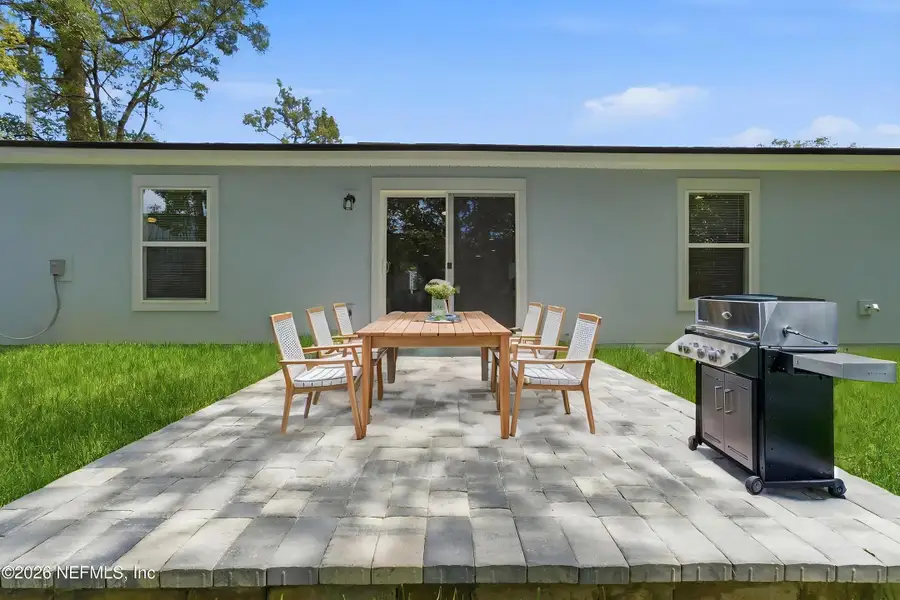 Exterior details and patio area of a home in , Jacksonville (Image 4). Exterior details and patio area of a home in , Jacksonville (Image 4).