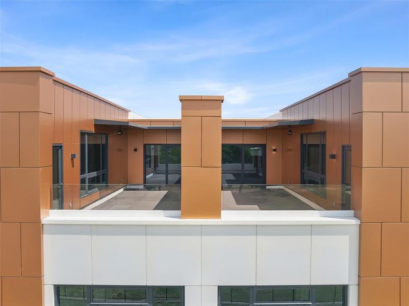Exterior details and patio area of a home in , Dallas (Image 26).
