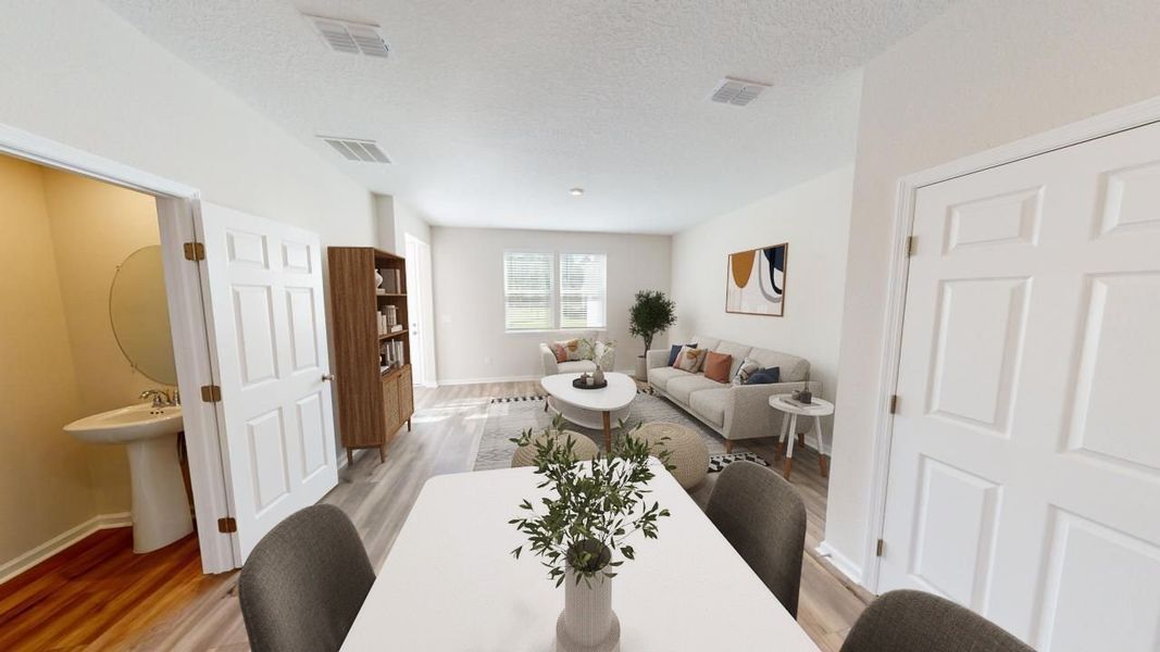 Furnished interior view inside a new home in RiverTown, St. Johns (Image 5).