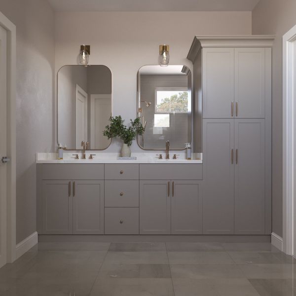 Owner's Bathroom - Interior Rendering