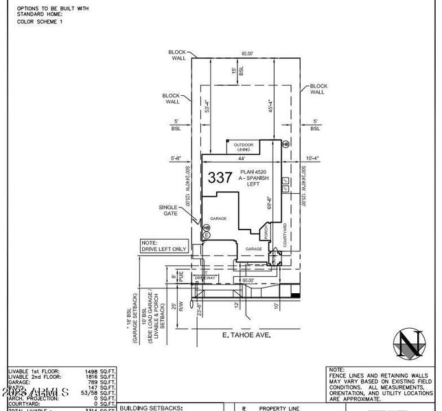 Plot Plan