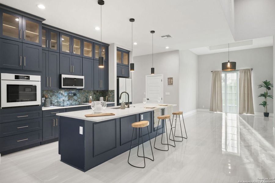 Furnished interior view inside a new home in , Spring Branch (Image 29).