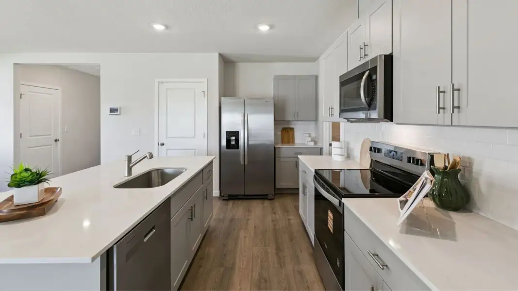 Furnished interior view inside a new home in Harmony West, St. Cloud (Image 7).