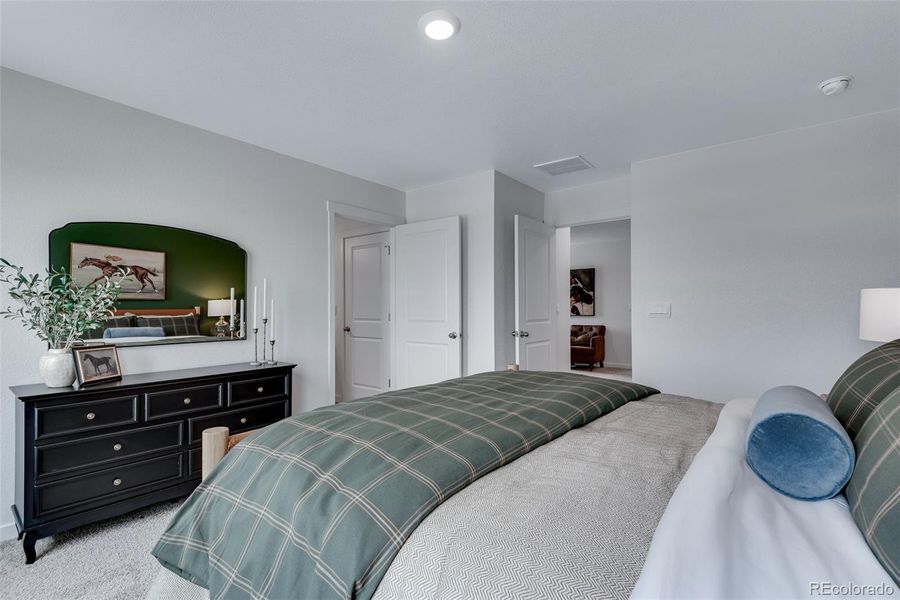 Furnished interior view inside a new home in Revere at Johnstown, Johnstown (Image 40). Furnished interior view inside a new home in Revere at Johnstown, Johnstown (Image 40).