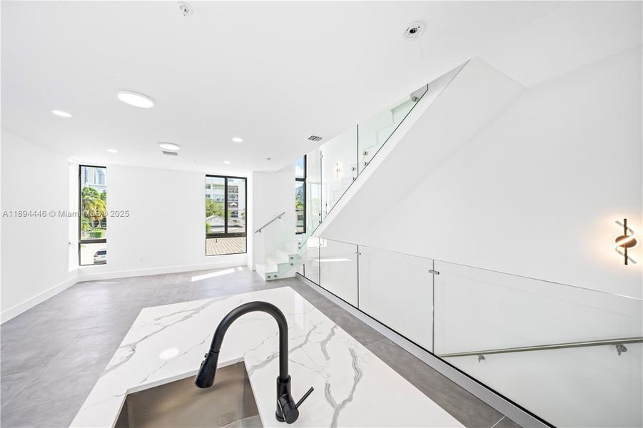 Furnished interior view inside a new home in , Miami (Image 11). Furnished interior view inside a new home in , Miami (Image 11).