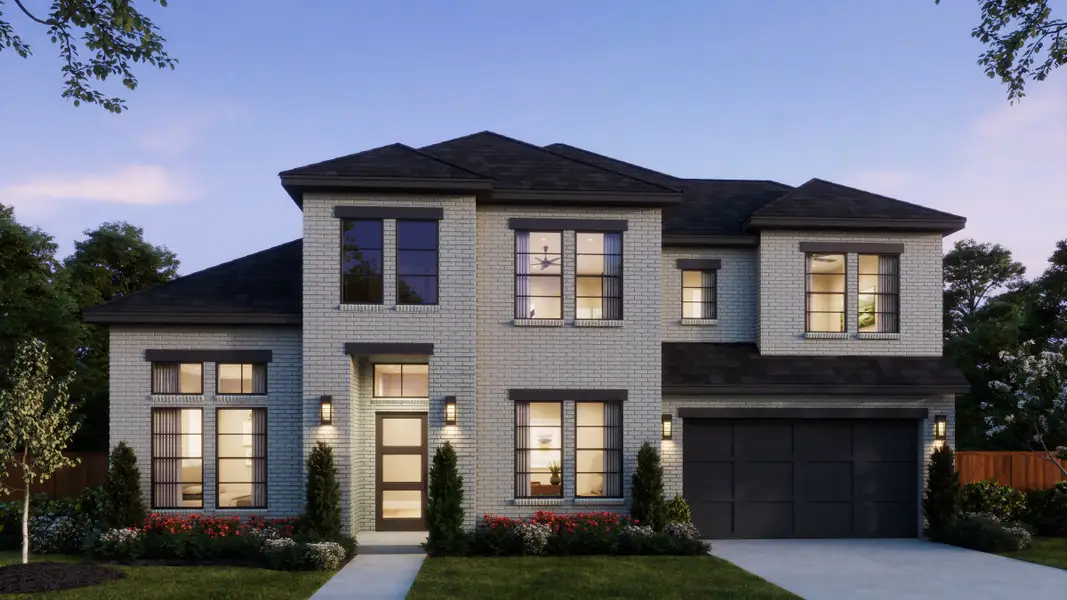 Representative exterior photo of a completed home built from the Colton by Southgate Homes in The Reserve at Watters, Allen, TX (Image 24).