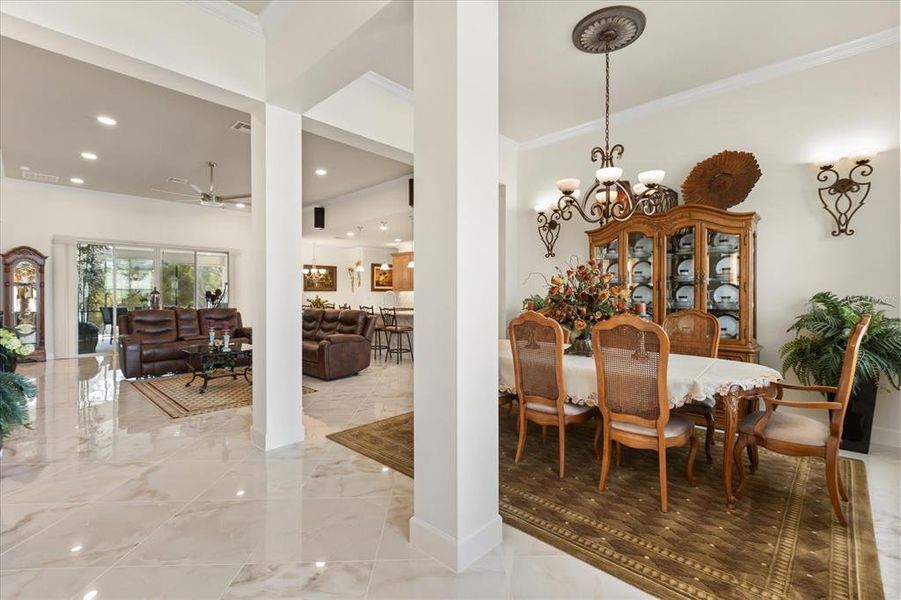 Furnished interior view inside a new home in , Apopka (Image 30).