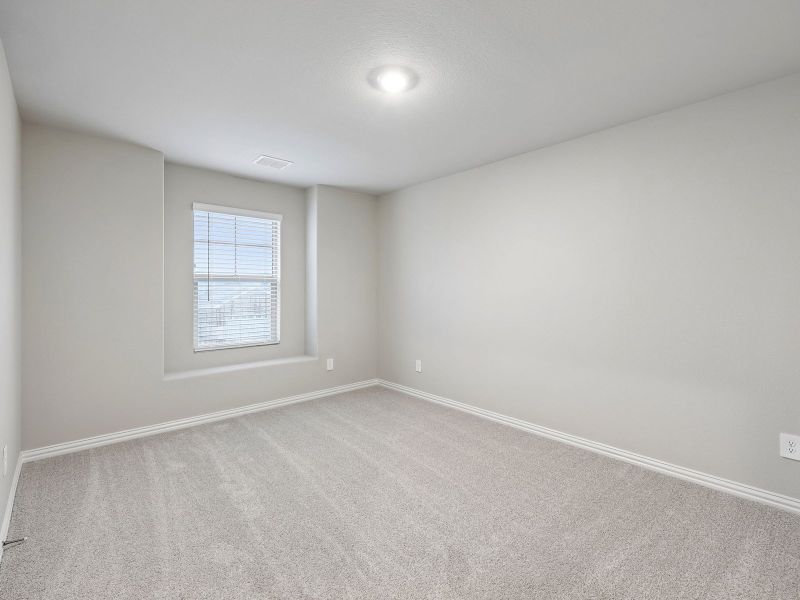 Spacious, unfurnished interior of a new home in Parks at Foster Crossing - Spring Series, Anna (Image 19). Spacious, unfurnished interior of a new home in Parks at Foster Crossing - Spring Series, Anna (Image 19).