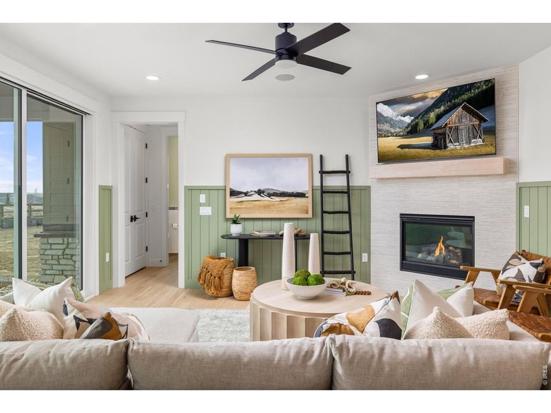 Furnished interior view inside a new home in Barefoot Lakes, Firestone (Image 9).