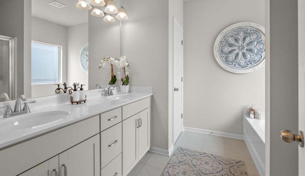 Furnished interior view inside a new home in Sanders Park, Austell (Image 7).