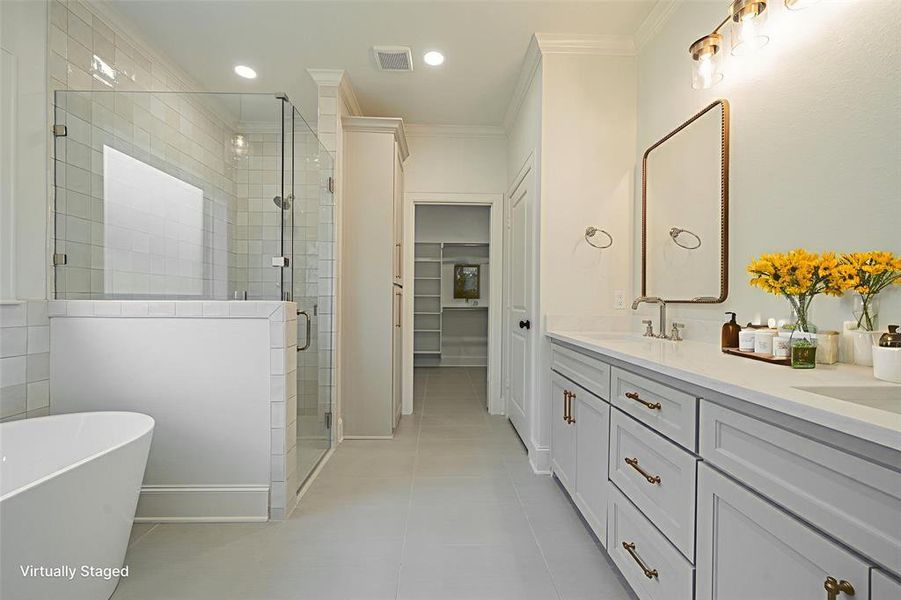 Furnished interior view inside a new home in , Athens (Image 18).