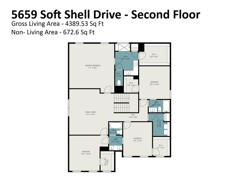 Second level, see interactive floorplan on website