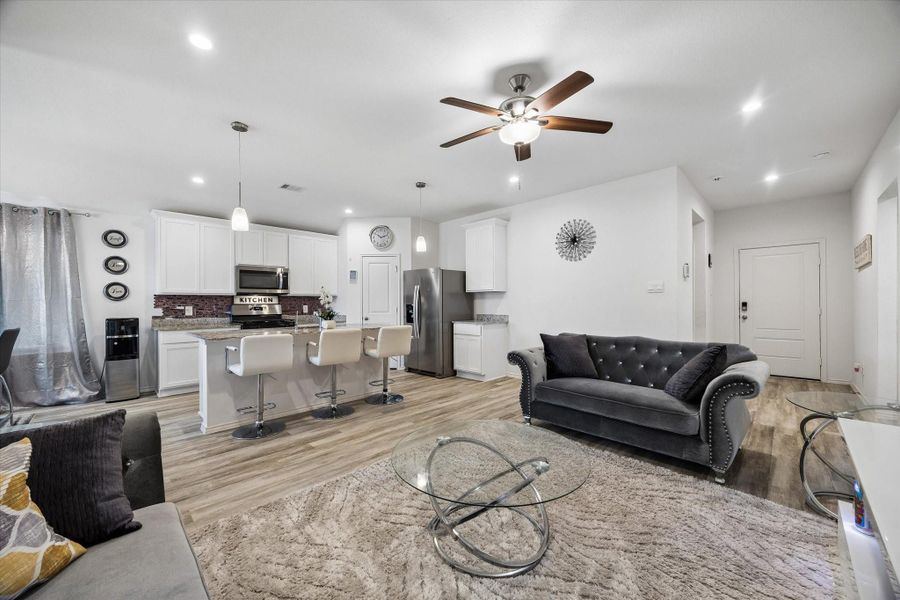 Furnished interior view inside a new home in Tamarron, Fulshear (Image 7).
