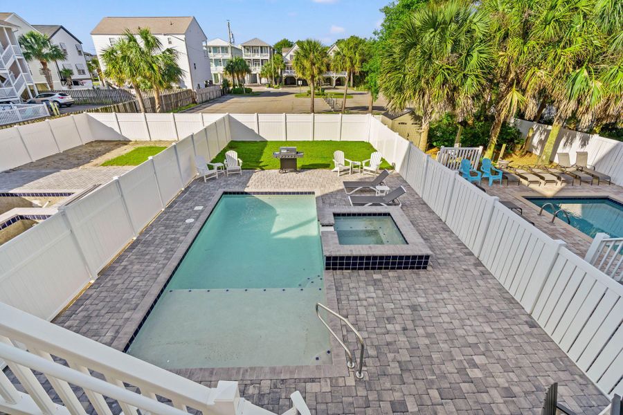 Exterior details and patio area of a home in , Surfside Beach (Image 4).
