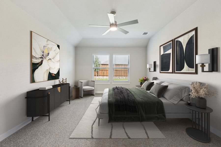 Primary Suite in the Emmy II home plan by Trophy Signature Homes - REPRESENTATIVE PHOTO Primary Suite in the Emmy II home plan by Trophy Signature Homes - REPRESENTATIVE PHOTO