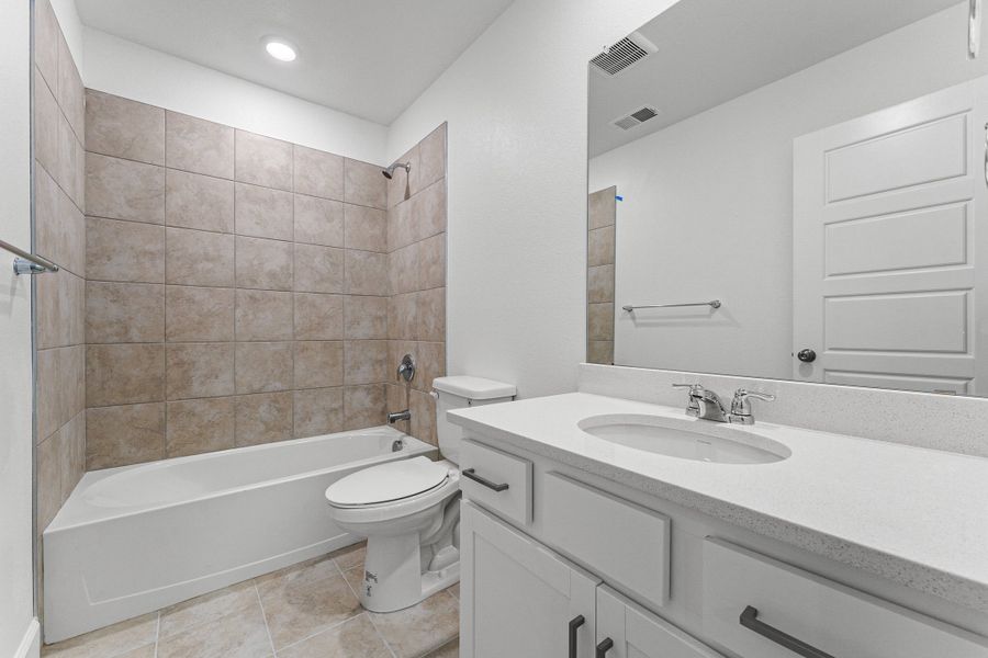 Representative furnished interior of a home built from the Bailey by Taylor Morrison in Dawson Trails Town Collection, Castle Rock (Image 7).