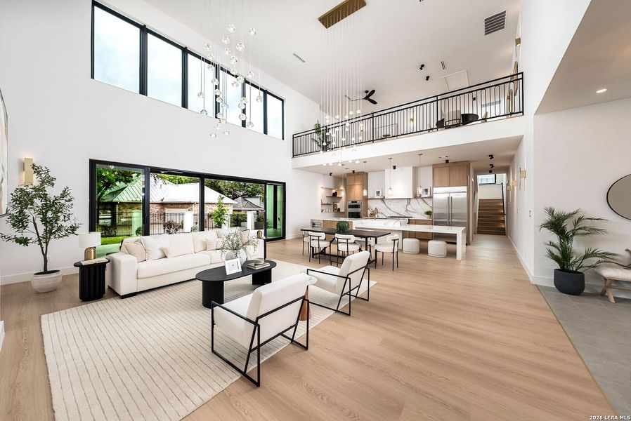 Furnished interior view inside a new home in , San Antonio (Image 39).
