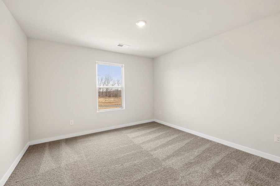 A room with a window.