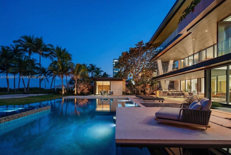Exterior details and patio area of a home in , Golden Beach (Image 22).