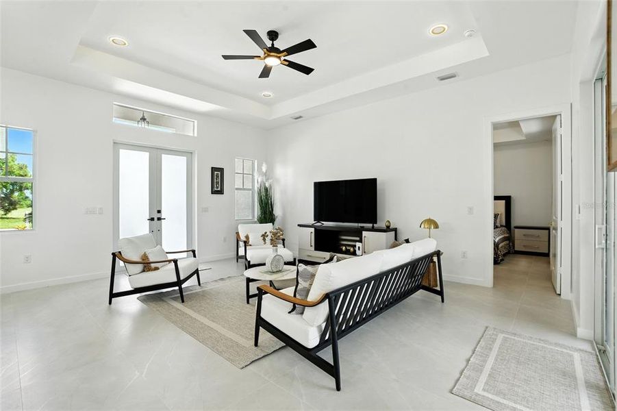 Furnished interior view inside a new home in , Placida (Image 9). Furnished interior view inside a new home in , Placida (Image 9).