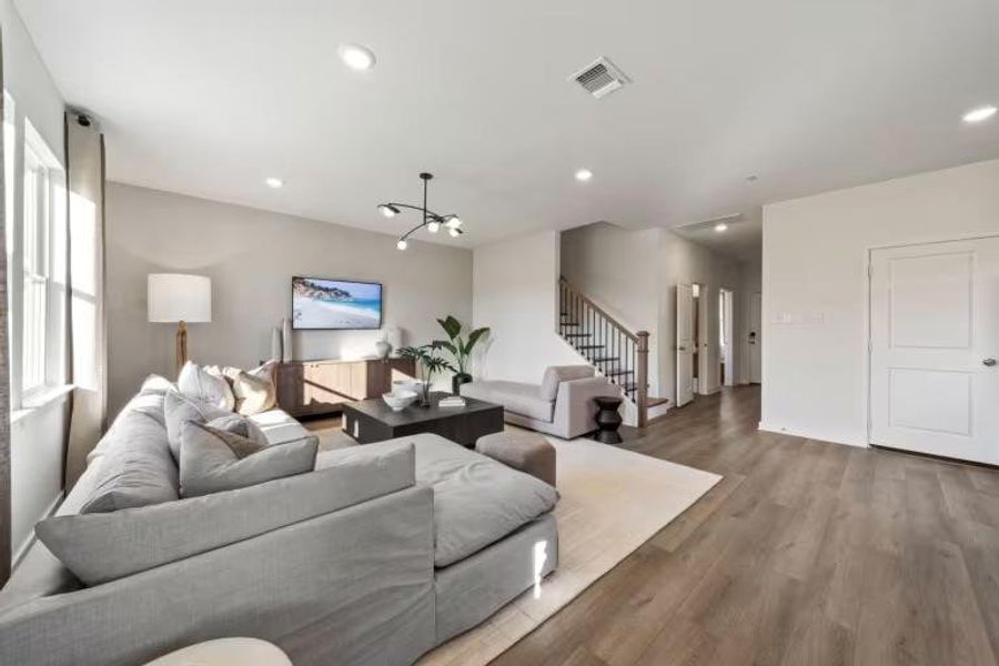 Photo of Centex model home with same floor plan, not of actual home listed. Photo of Centex model home with same floor plan, not of actual home listed.