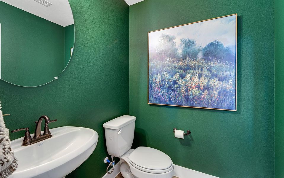 Furnished interior view inside a new home in Grande Estates, Bertram (Image 25).