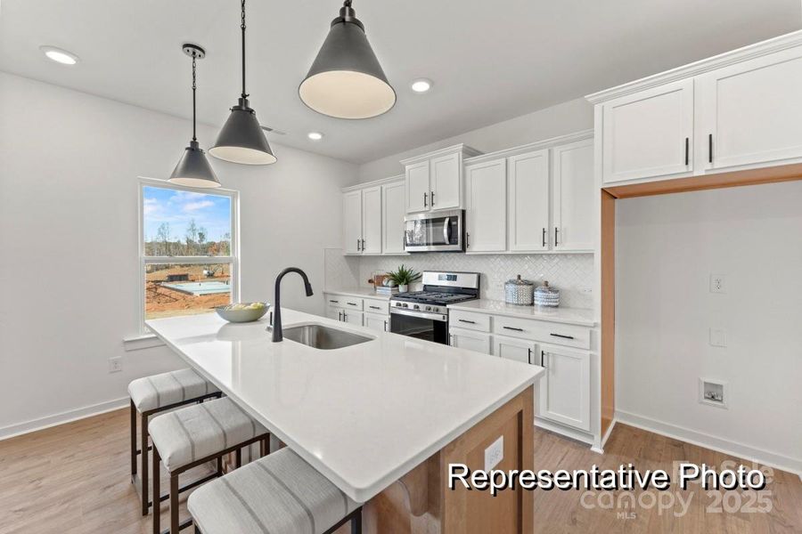 Furnished interior view inside a new home in , New London (Image 15).