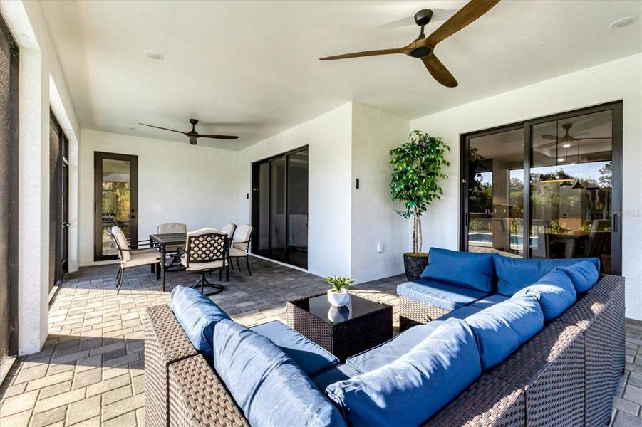 Exterior details and patio area of a home in , Rotonda West (Image 4). Exterior details and patio area of a home in , Rotonda West (Image 4).