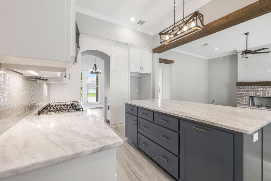 Representative furnished interior of a home built from the The Champagne by Manuel Builders in Chapel Bend, Montgomery (Image 28). Representative furnished interior of a home built from the The Champagne by Manuel Builders in Chapel Bend, Montgomery (Image 28).