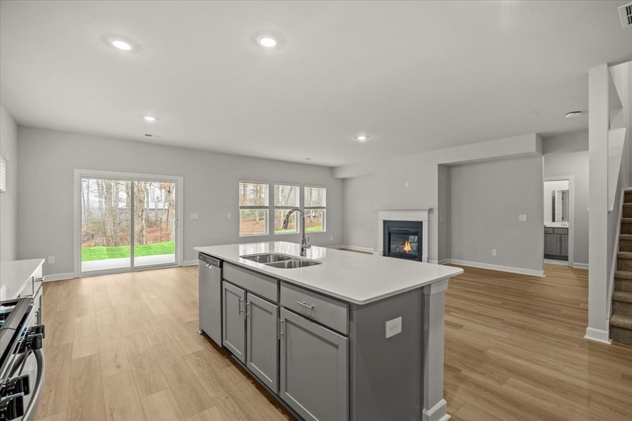 Furnished interior view inside a new home in Shiloh Valley, Piedmont (Image 4).