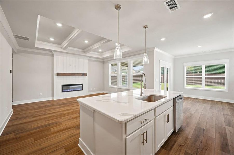 Furnished interior view inside a new home in Pinecrest Ridge, Dacula (Image 15).