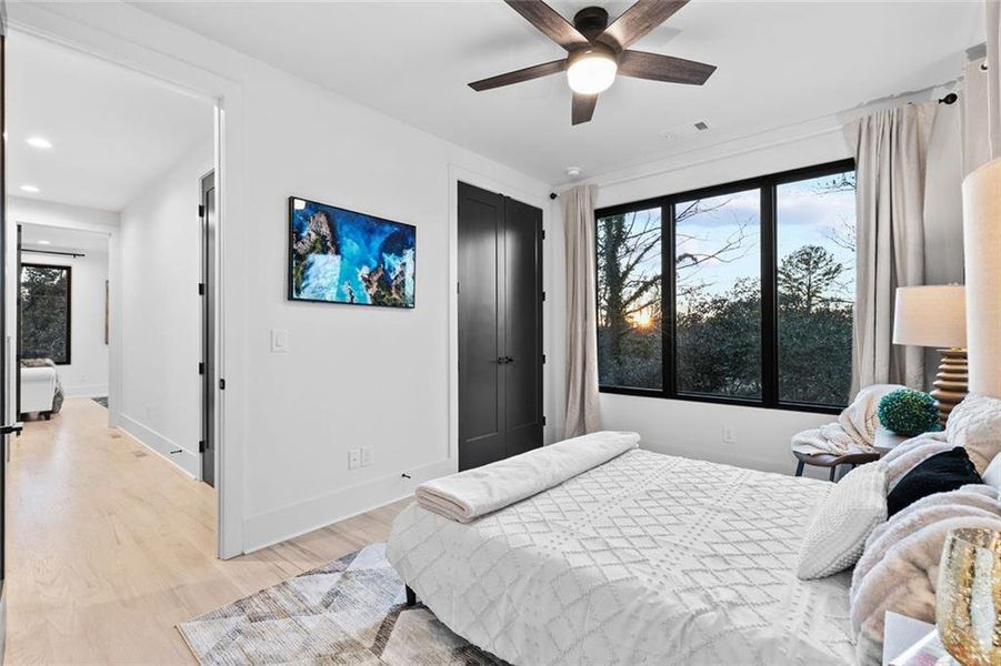 Furnished interior view inside a new home in , Atlanta (Image 22).