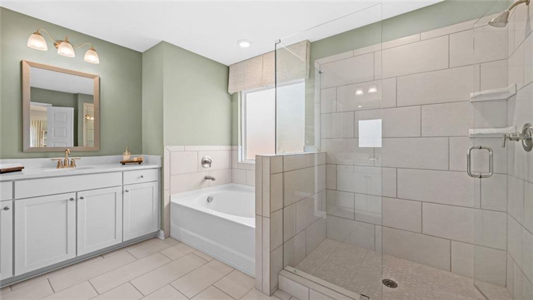 Furnished interior view inside a new home in Westland, Bogart (Image 9).