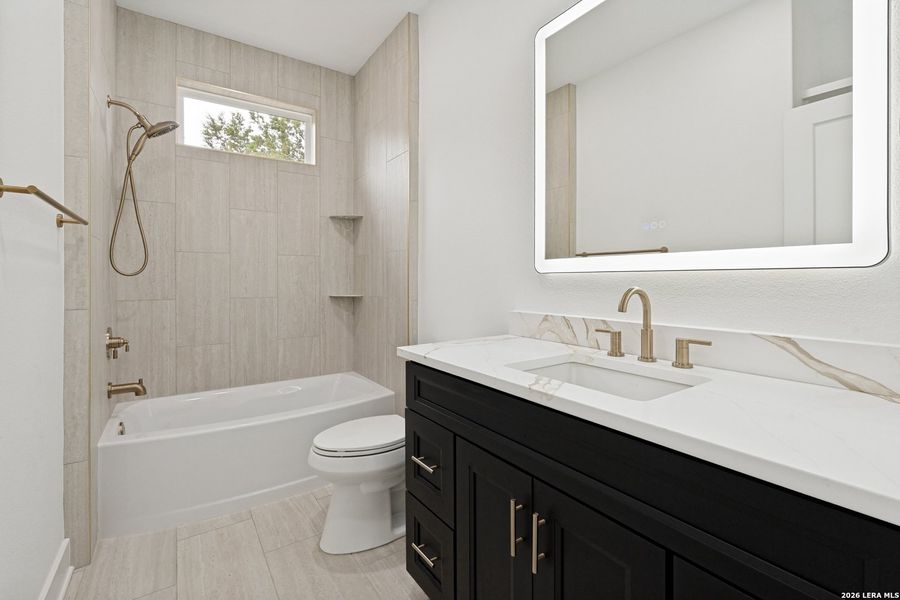 Furnished interior view inside a new home in , Boerne (Image 8).