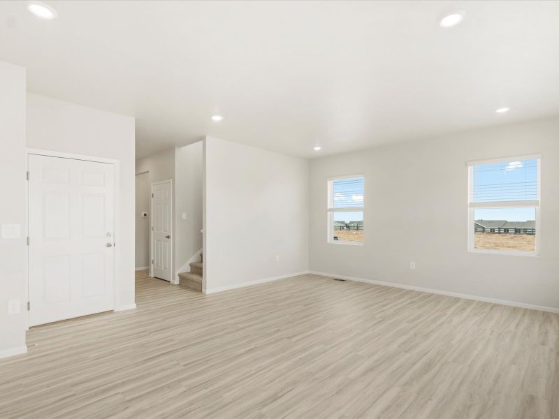 Spacious, unfurnished interior of a new home in Westgate, Greeley (Image 9). Spacious, unfurnished interior of a new home in Westgate, Greeley (Image 9).