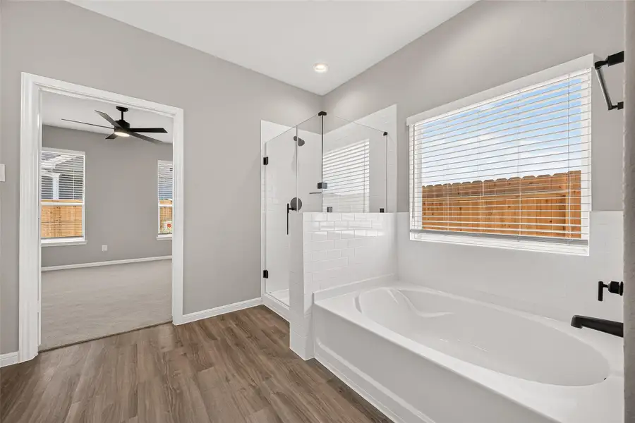 Furnished interior view inside a new home in , Angleton (Image 14).