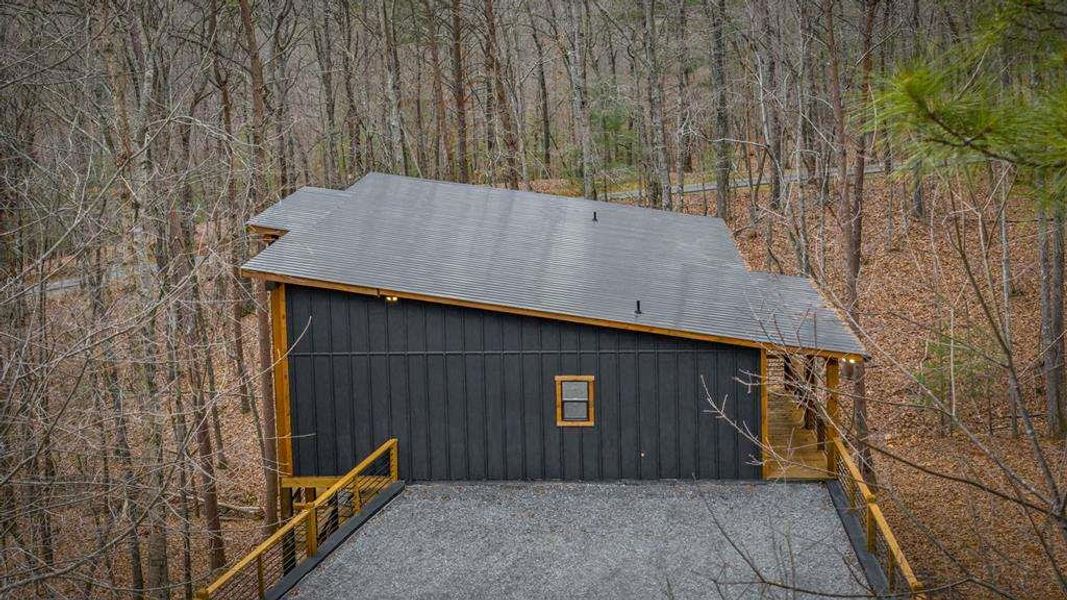 Exterior details and patio area of a home in , Morganton (Image 26).