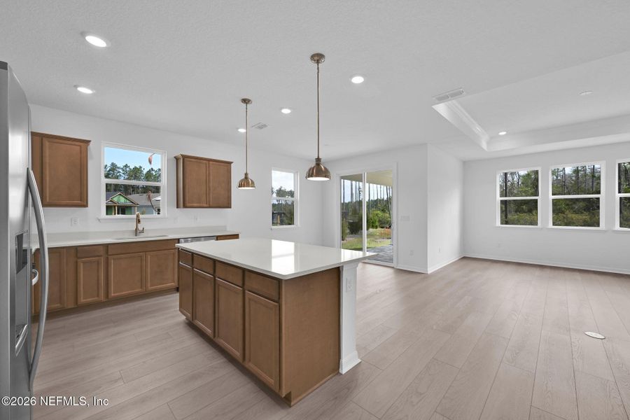 Furnished interior view inside a new home in Westerly Park at Wildlight, Yulee (Image 8).